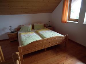 Postel nebo postele na pokoji v ubytování Essleggerhof