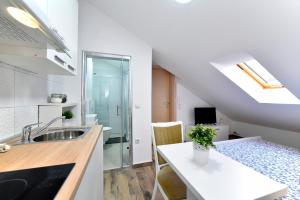 Køkken eller tekøkken på Piccolo Apartments