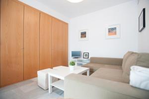 A seating area at Apartamento San Bernardo