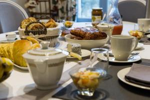 Možnosti snídaně pro hosty v ubytování La Perluette