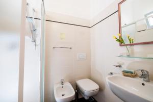 Koupelna v ubytování Hotel Belmar
