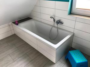 Koupelna v ubytování Haus "Kliffruhe"