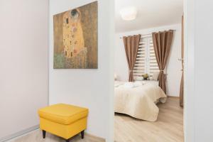 Posteľ alebo postele v izbe v ubytovaní Grace Apartment I