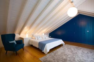 Postel nebo postele na pokoji v ubytování T2 Lux Casa das Pereiras + 24 fotografií
