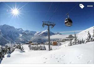 Station de ski Superdevoluy du bois d aurouze om vinteren