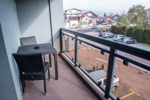 Nespecifikovaný výhled na hory nebo výhled na hory při pohledu z hotelu