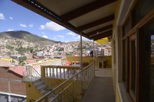 En balkon eller terrasse på Homestay Jorge, Sucre