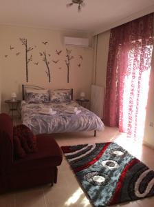 Postel nebo postele na pokoji v ubytování Sunny apartment