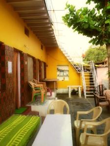 Et sittehjørne på Kalyan Guesthouse