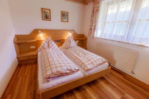 Postel nebo postele na pokoji v ubytování Ferienhaus Grubhof