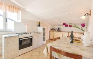 Kuchyň nebo kuchyňský kout v ubytování Apartments Sergio 1499