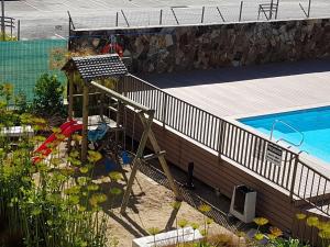 Swimmingpoolen hos eller tæt på Departamento en Reñaca 2D-2B edificio Reñaca Park II