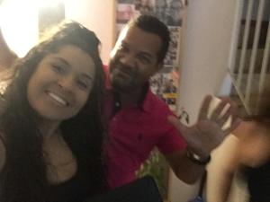 a man and a woman posing for a picture at Pousada Family Consulado Americano in São Paulo