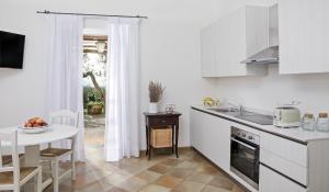 A kitchen or kitchenette at Villa Caprile