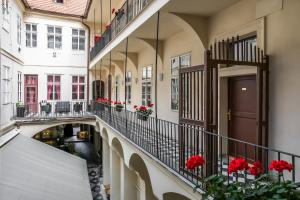 Budova, kde se aparthotel nachází