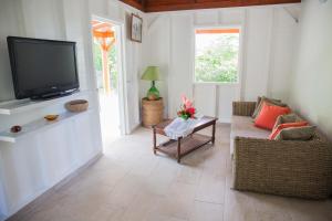 Μια τηλεόραση ή/και κέντρο ψυχαγωγίας στο KALINAGO - Les Villas KIKKO