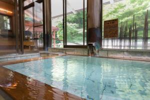 Bazén v ubytování Shima-Onsen Toshimaya nebo v jeho okolí
