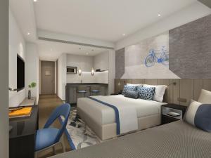 Dapur atau dapur kecil di Citadines Gaoxin Xi'an