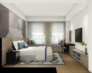 Ruang duduk di Citadines Gaoxin Xi'an