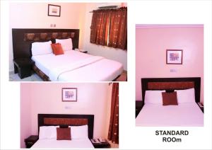 Ένα ή περισσότερα κρεβάτια σε δωμάτιο στο Chantella Suites