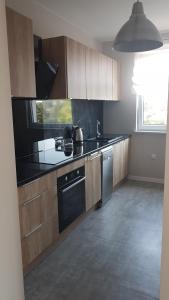 A kitchen or kitchenette at Hennela Apartment