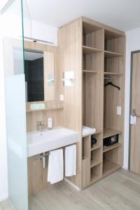 Ένα μπάνιο στο Hotel Traube Garni