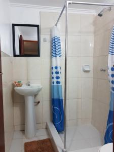 Koupelna v ubytování Kurumi Hostel