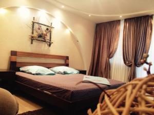Ένα ή περισσότερα κρεβάτια σε δωμάτιο στο Apartment at Matusevycha Street 2-15