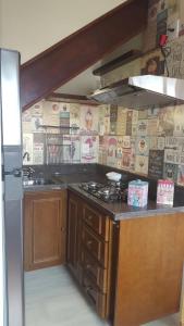 Küche/Küchenzeile in der Unterkunft Apartamento Gramado