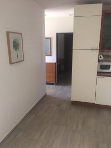 Kuchyň nebo kuchyňský kout v ubytování Flanell Apartments