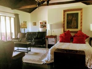 Ένα ή περισσότερα κρεβάτια σε δωμάτιο στο Quinta do Sanguinhal