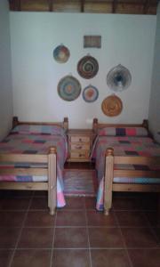 Un pat sau paturi într-o cameră la Casa Rural Rincón del Olivo