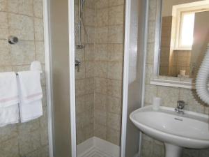 Koupelna v ubytování Hotel Due Pini