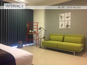Uma área de estar em Interval