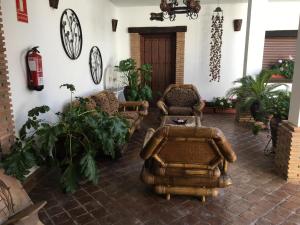 El vestíbulo o zona de recepción de La Hacienda del Marquesado