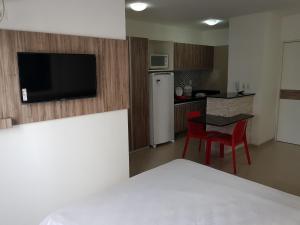 Kuchyň nebo kuchyňský kout v ubytování Studio Everest Flats