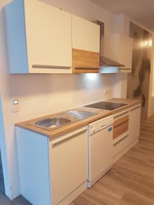 Köök või kööginurk majutusasutuses Ferienwohnung Colleen