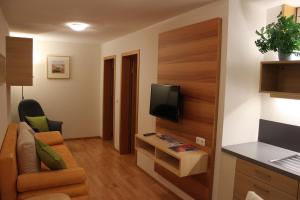 TV a/nebo společenská místnost v ubytování Haus Arosa