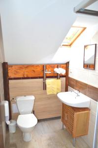Kúpeľňa v ubytovaní Pod Hradom Restaurant & Pension