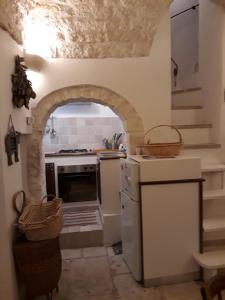 Kuchyň nebo kuchyňský kout v ubytování casa mia