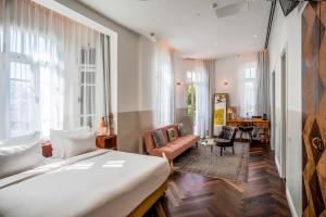 Khu vực ghế ngồi tại Hotel Nordoy