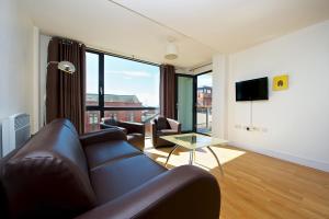 אזור ישיבה ב-Staycity Aparthotels Liverpool City Centre