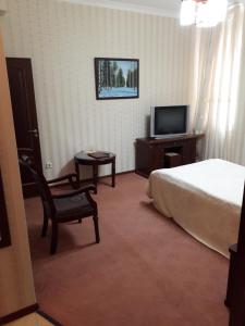 TV a/nebo společenská místnost v ubytování Hotel Botakoz