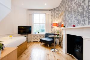 TV a/nebo společenská místnost v ubytování Earls Court Amazing 2 bed Flat in Central London