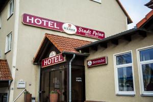 Certifikát, hodnocení, plakát nebo jiný dokument vystavený v ubytování Hotel Stadt Peine