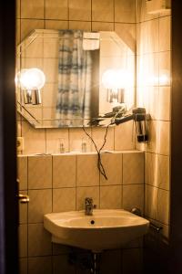 Koupelna v ubytování Hotel Stadt Peine