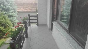 Balkón nebo terasa v ubytování Domaćinstvo Opavski