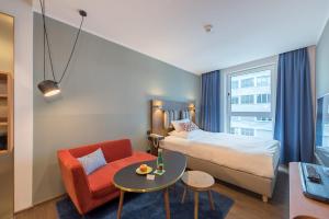 Łóżko lub łóżka w pokoju w obiekcie Hotel Ploberger