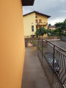 Balkón nebo terasa v ubytování Macloud pub B&B