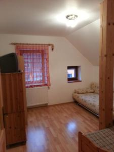 TV a/nebo společenská místnost v ubytování Harrachov Apartman